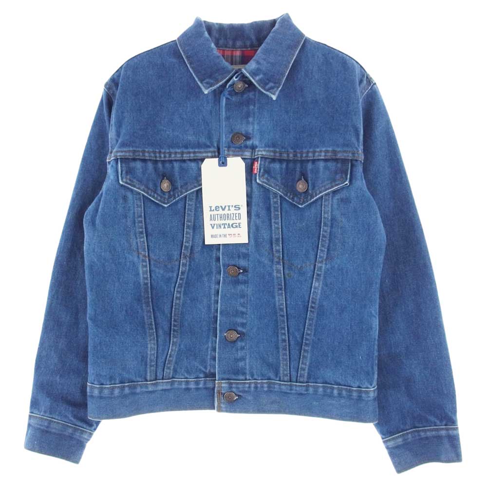 Levi's リーバイス 746400000 AuthorizedVintage フランネル デニム トラッカー ジャケット インディゴブルー系 165/84A【極上美品】【中古】