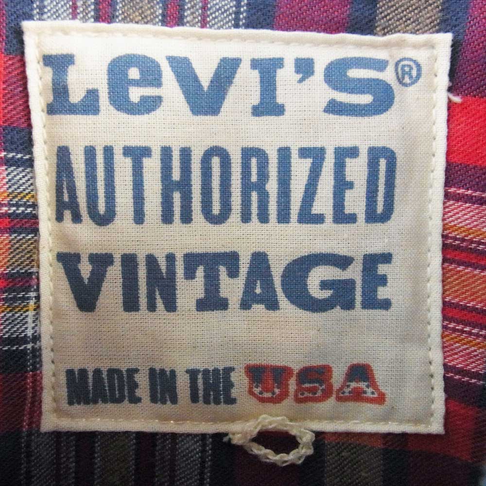 Levi's リーバイス 746400000 AuthorizedVintage フランネル デニム トラッカー ジャケット インディゴブルー系 165/84A【極上美品】【中古】