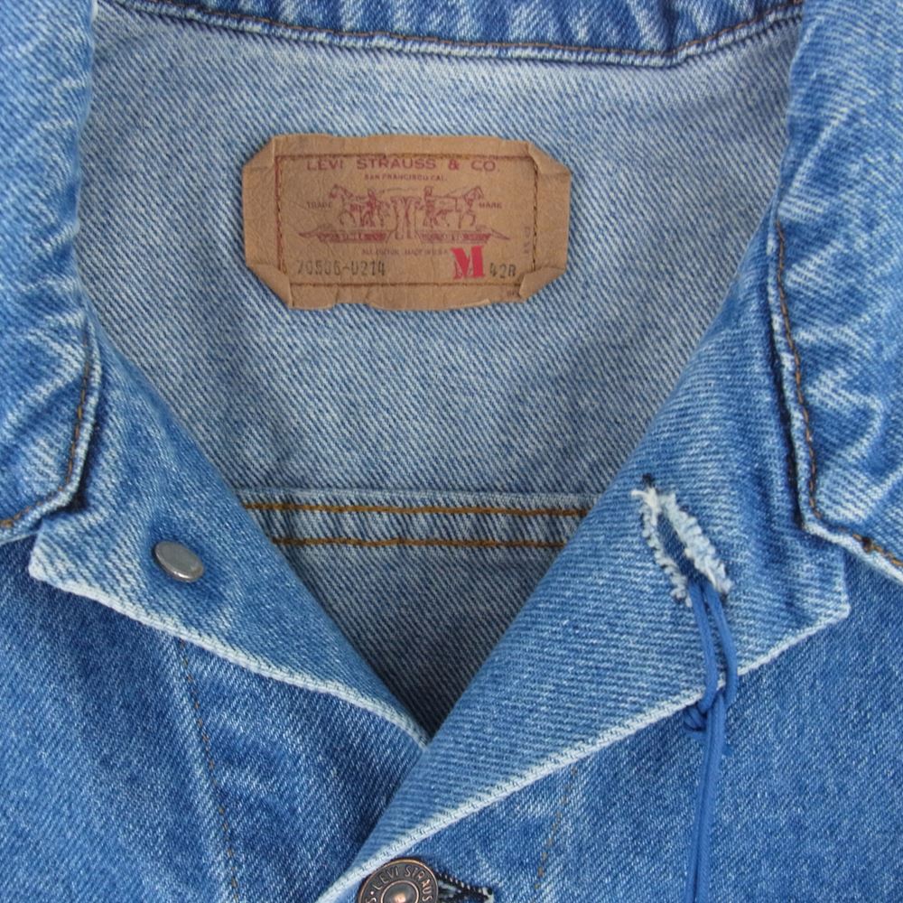 Levi's リーバイス 59357-0000 AUTHORIZED VINTAGE 3rd Track デニム ジャケット ライトブルー系 M【極上美品】【中古】