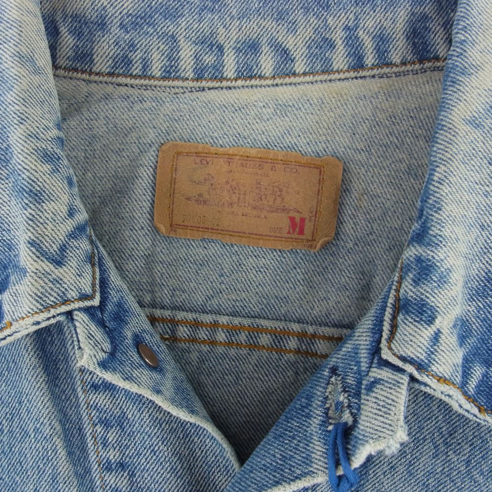 Levi's リーバイス 59357-0000 AUTHORIZED VINTAGE 3rd Track デニム ジャケット ライトブルー系 M【極上美品】【中古】