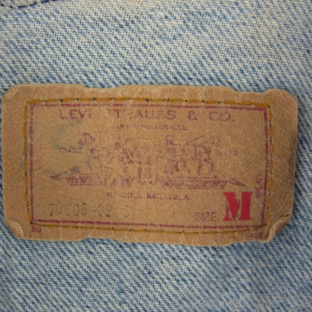 Levi's リーバイス 59357-0000 AUTHORIZED VINTAGE 3rd Track デニム ジャケット ライトブルー系 M【極上美品】【中古】