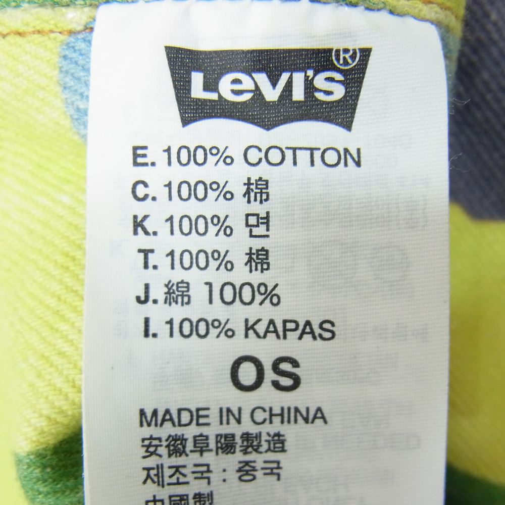 Levi's リーバイス × DENIM TEARS デニムティアーズ ハット イエロー系【極上美品】【中古】