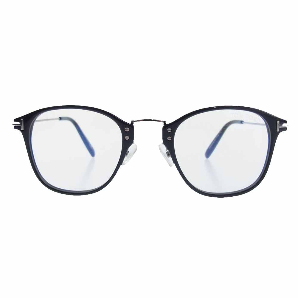 TOM FORD トムフォード TF5649-D-B 度無し ウェリントン 眼鏡 メガネ ブラック系【中古】