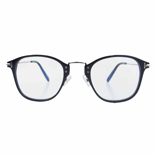 TOM FORD トムフォード TF5649-D-B 度無し ウェリントン 眼鏡 メガネ ブラック系【中古】