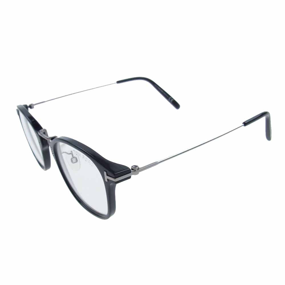 TOM FORD トムフォード TF5649-D-B 度無し ウェリントン 眼鏡 メガネ ブラック系【中古】