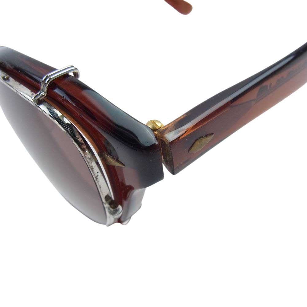GLADHAND & Co. グラッドハンド × 丹羽雅彦 J-IMMY & CLIP ON GLASSES SET メガネ サングラス  ブラウン系【中古】