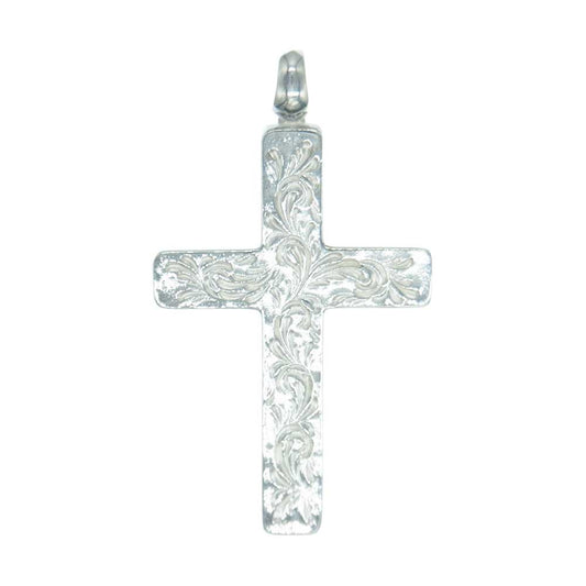 TARO WASHIMI ワシミタロウ 鷲見太郎 W-1MCROSS ギャランティ付属 mini arabesque cross pendant ミニ アラベスク クロス シルバー系【中古】