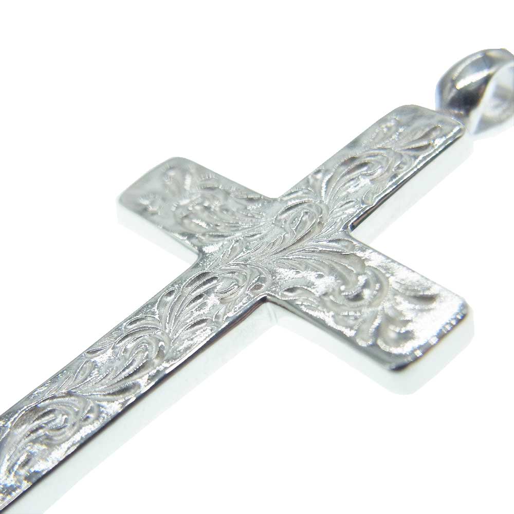 TARO WASHIMI ワシミタロウ 鷲見太郎 W-1MCROSS ギャランティ付属 mini arabesque cross pendant ミニ アラベスク クロス シルバー系【中古】