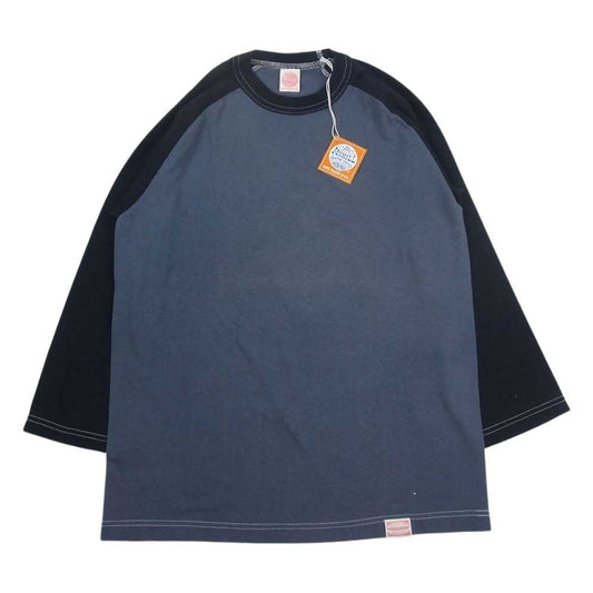 TOY'S McCOY トイズマッコイ TMC1631 McHILL SPORTS CROPPED RAGLAN TEE ベースボール ラグランスリーブ 七分丈 グレー系 S【極上美品】【中古】