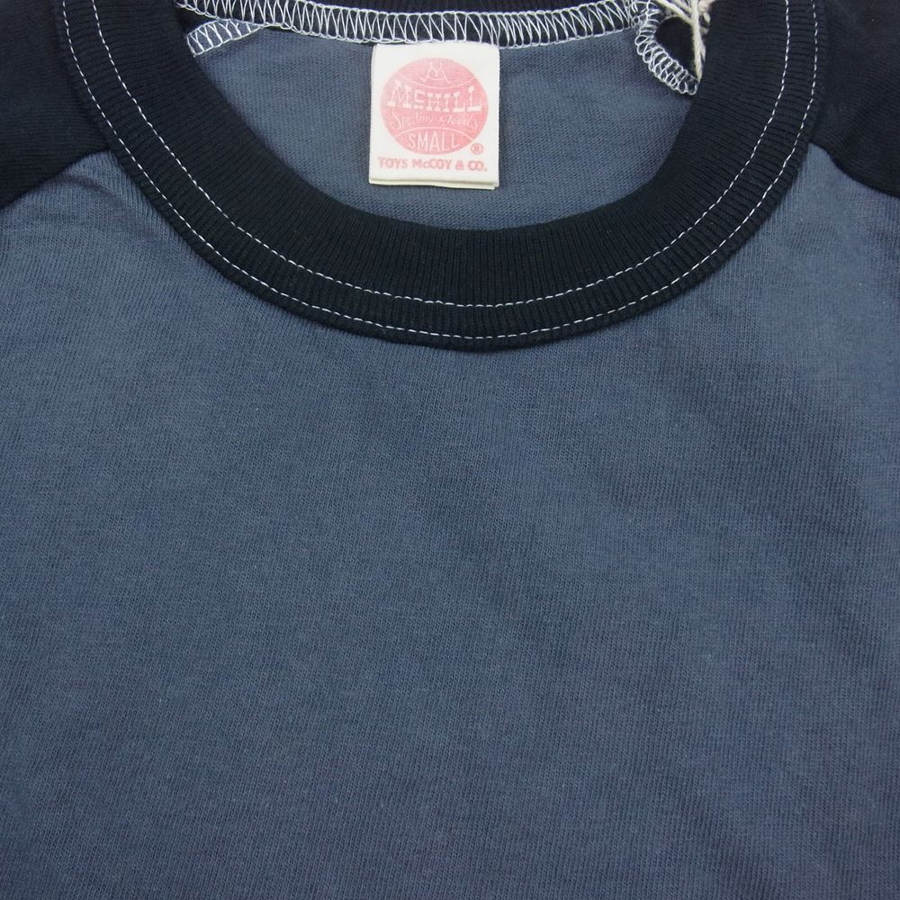 TOY'S McCOY トイズマッコイ TMC1631 McHILL SPORTS CROPPED RAGLAN TEE ベースボール ラグランスリーブ 七分丈 グレー系 S【極上美品】【中古】