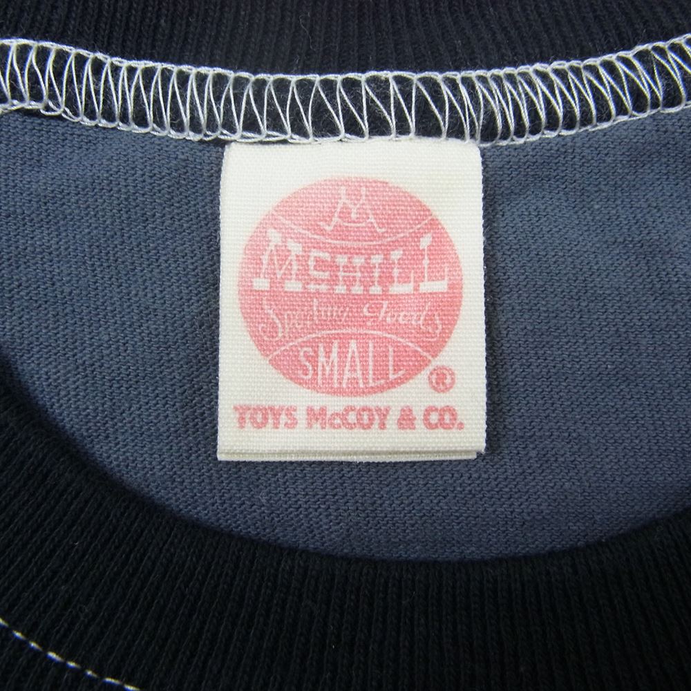 TOY'S McCOY トイズマッコイ TMC1631 McHILL SPORTS CROPPED RAGLAN TEE ベースボール ラグランスリーブ 七分丈 グレー系 S【極上美品】【中古】