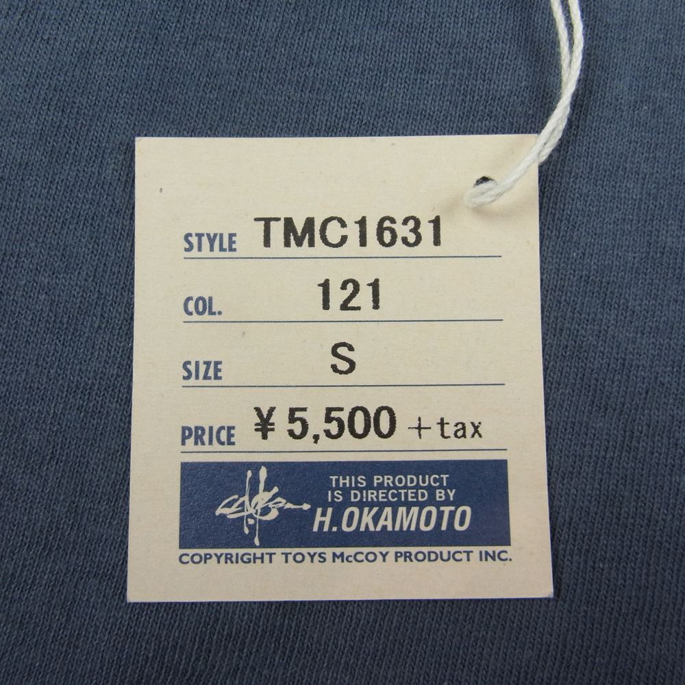TOY'S McCOY トイズマッコイ TMC1631 McHILL SPORTS CROPPED RAGLAN TEE ベースボール ラグランスリーブ 七分丈 グレー系 S【極上美品】【中古】