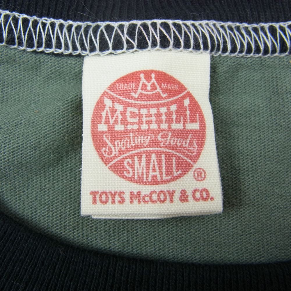 TOY'S McCOY トイズマッコイ TMC1631 McHILL SPORTS CROPPED RAGLAN TEE ベースボール ラグランスリーブ 七分丈 カーキ系 S【極上美品】【中古】