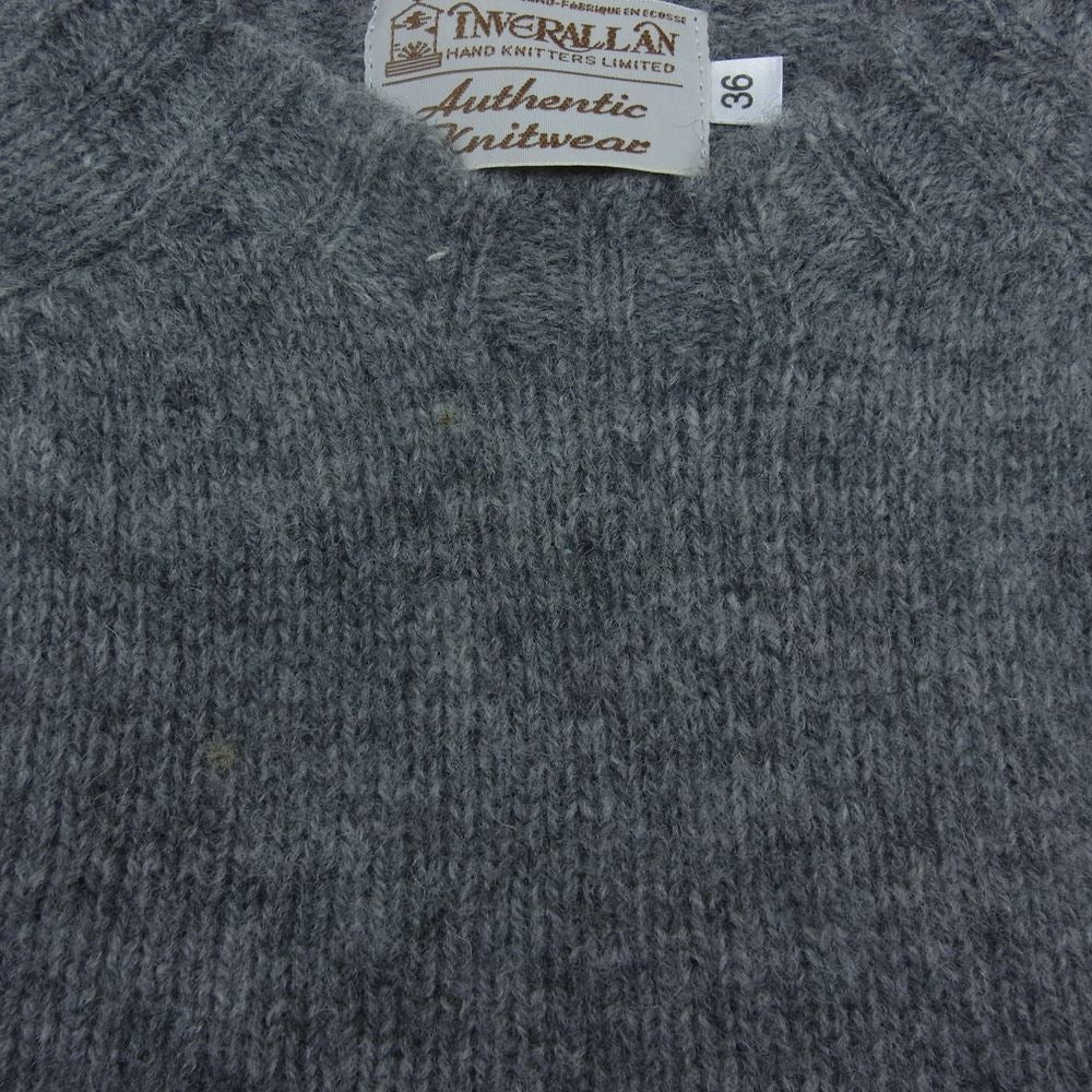 INVERALLAN インバーアラン ウール ニット グレー グレー系 36【中古】