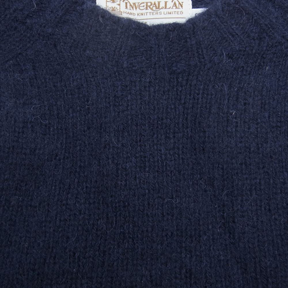 INVERALLAN インバーアラン ウール ニット ネイビー系 36【中古】