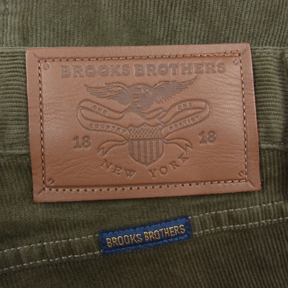 Brooks Brothers ブルックスブラザーズ 100184535 ストレッチ コットン 15-Waleコーデュロイ ５ポケット パンツ カーキ系 30【中古】
