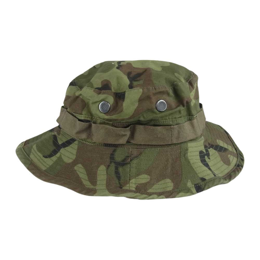 The REAL McCOY'S ザリアルマッコイズ ミリタリー ブーニー ハット 迷彩 カモフラ カーキ系 7 3/8【美品】【中古】