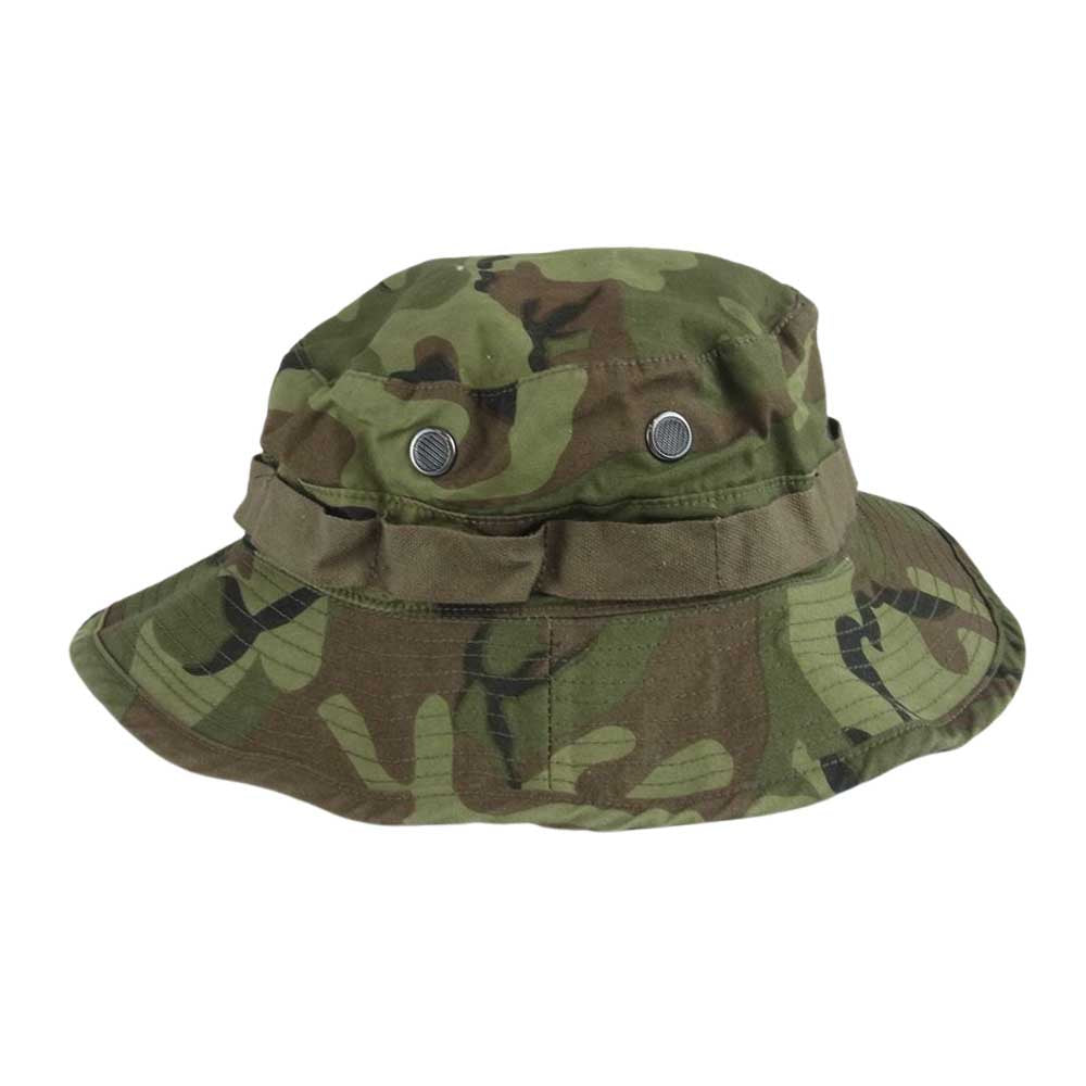 The REAL McCOY'S ザリアルマッコイズ ミリタリー ブーニー ハット 迷彩 カモフラ カーキ系 7 3/8【美品】【中古】