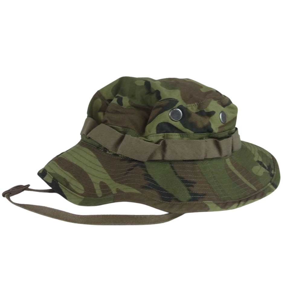 The REAL McCOY'S ザリアルマッコイズ ミリタリー ブーニー ハット 迷彩 カモフラ カーキ系 7 3/8【美品】【中古】