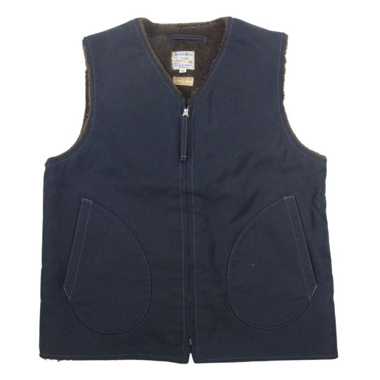 The REAL McCOY'S ザリアルマッコイズ DEMOTEX-ED デッキ ベスト アルパカ ブラック系 36【中古】