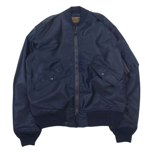 The REAL McCOY'S ザリアルマッコイズ MIL-J-5391A TYPE-L2A フライト ジャケット ネイビー系 36【中古】