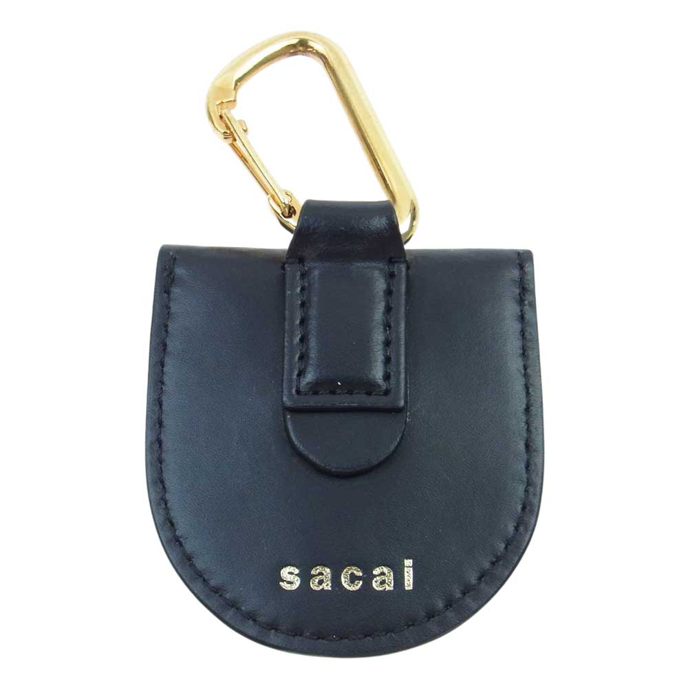Sacai サカイ レザー コインケース ブラック ブラック系 ゴールド系【中古】
