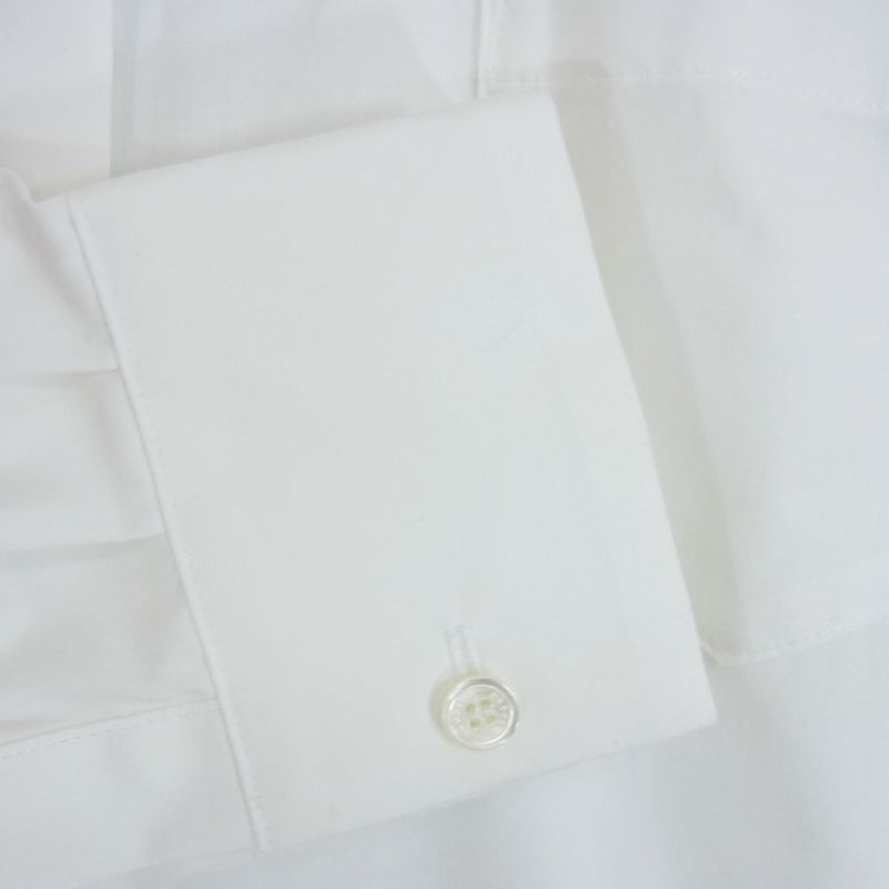 Sacai サカイ 23SS 23-06530 Bianco maxi shirt with cut-out sleeves ビアンコ マキシ シャツ ホワイト系 2【美品】【中古】