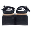 Sacai サカイ 23-06569 Hybrid Belt Sandals ハイブリッド ベルト サンダル ブラック系 38【中古】