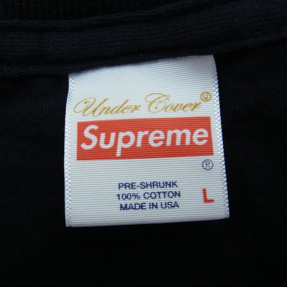 Supreme シュプリーム × UNDERCOVER アンダーカバー 16AW Anarchy L/S Tee アナーキー Tシャツ ブラック系 L【極上美品】【中古】