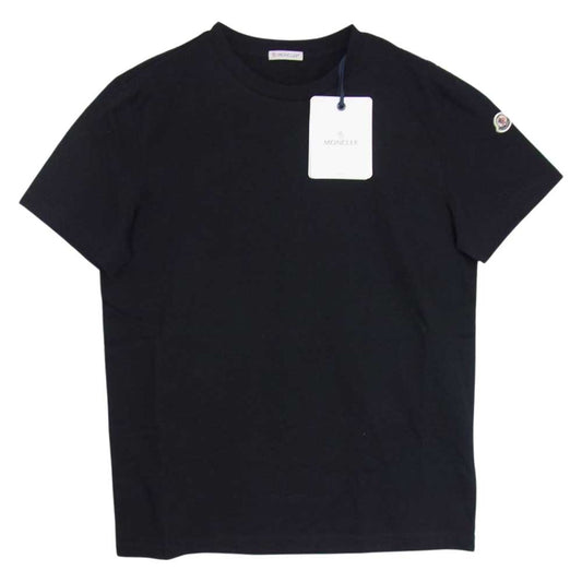 MONCLER モンクレール H209P8C00002 ワッペン Tシャツ カットソー 半袖 ブラック系 M【新古品】【未使用】【中古】