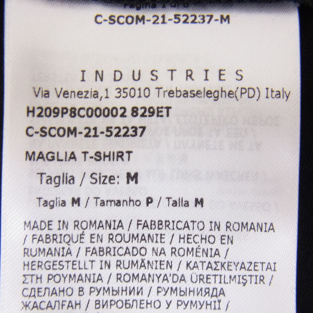 MONCLER モンクレール H209P8C00002 ワッペン Tシャツ カットソー 半袖 ブラック系 M【新古品】【未使用】【中古】