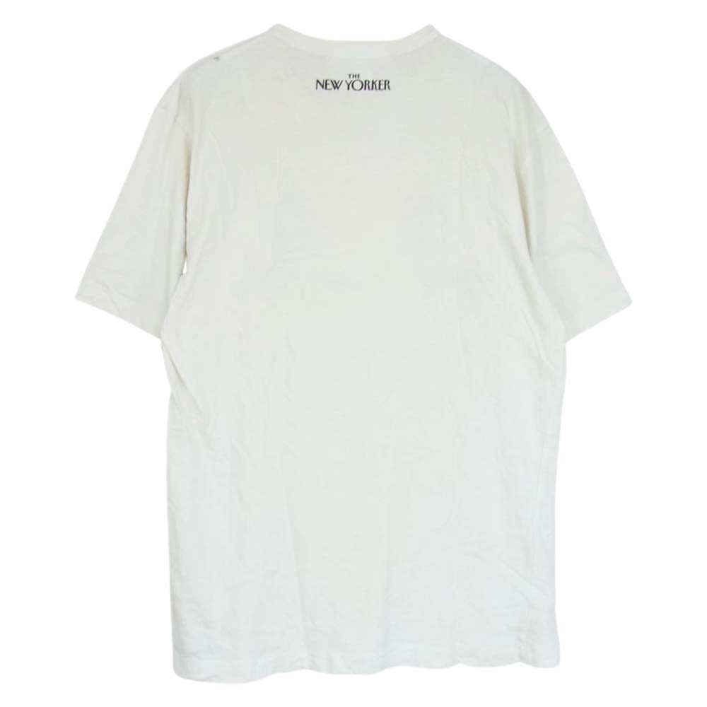 COMME des GARCONS コムデギャルソン NEW YORKER ニューヨーカー Tシャツ ホワイト系 L【中古】