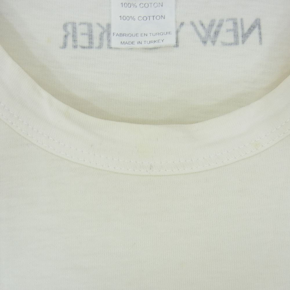 COMME des GARCONS コムデギャルソン NEW YORKER ニューヨーカー Tシャツ ホワイト系 L【中古】