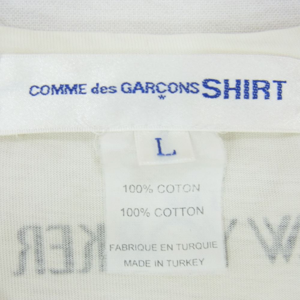 COMME des GARCONS コムデギャルソン NEW YORKER ニューヨーカー Tシャツ ホワイト系 L【中古】