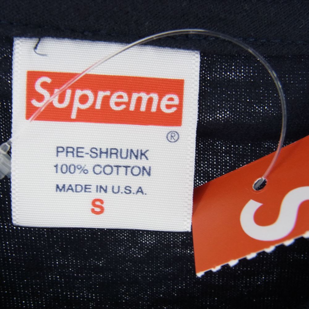 Supreme シュプリーム 18AW Group Tee グループ イラスト プリント 半袖 Tシャツ ネイビー系 S【中古】