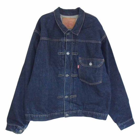 Levi's リーバイス 70501 0003 USA製 バレンシア工場縫製 506XX 1936年 1st モデル復刻版 刻印555 デニムト ラッカー ジャケット インディゴブルー系 44【中古】