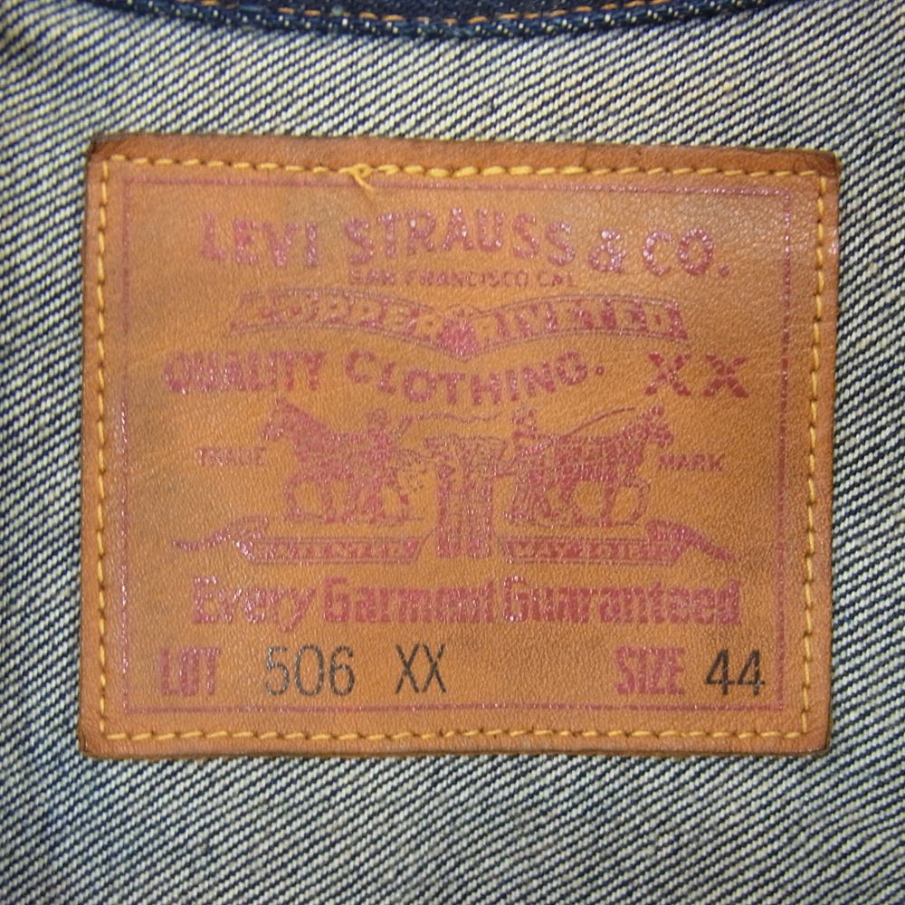 Levi's リーバイス 70501 0003 USA製 バレンシア工場縫製 506XX 1936年