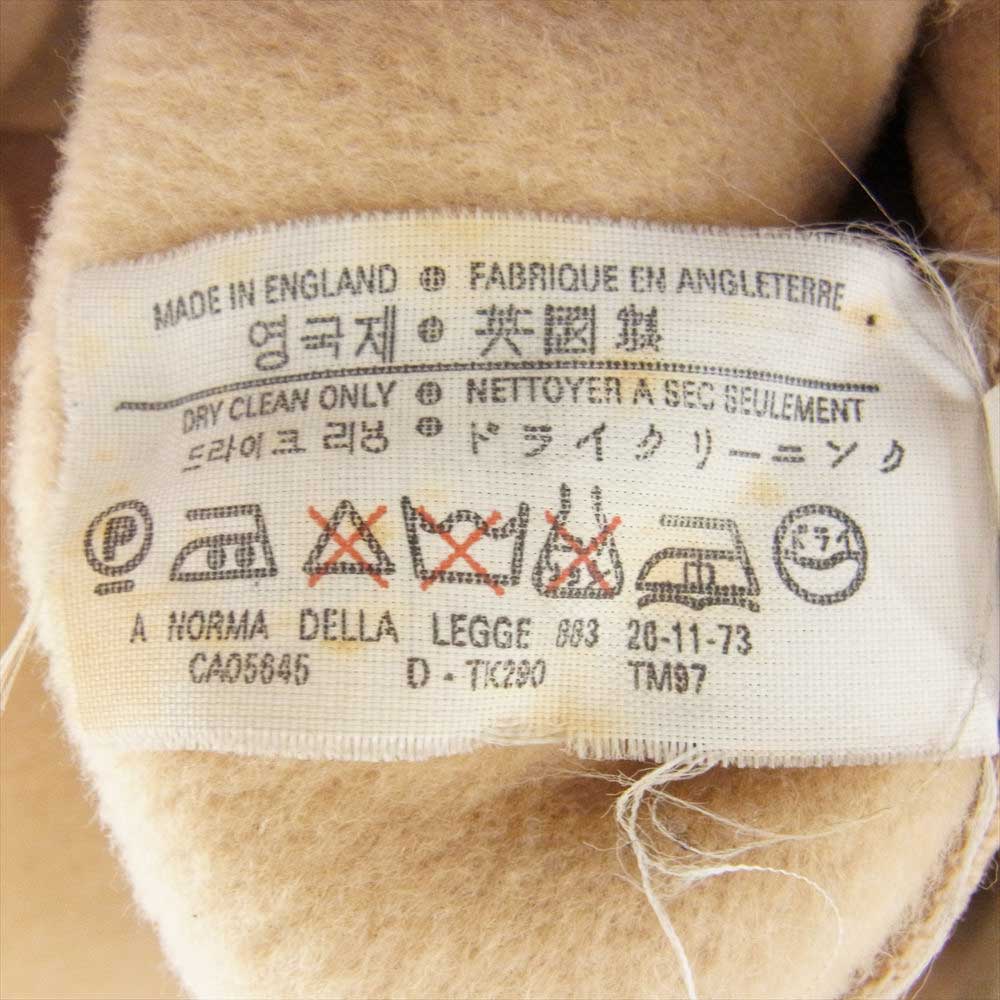 グローバーオール イングランド製 ウール フード ダッフルコート ライトベージュ系【中古】