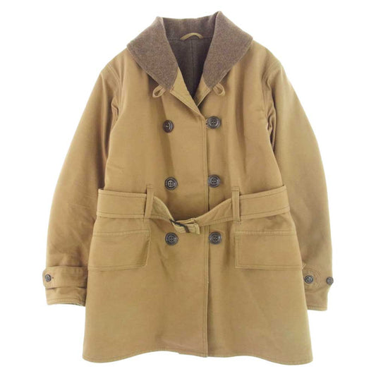The REAL McCOY'S ザリアルマッコイズ MJ15112 COAT MACKINAW OD マッキーノ コート ベージュ系 38【中古】