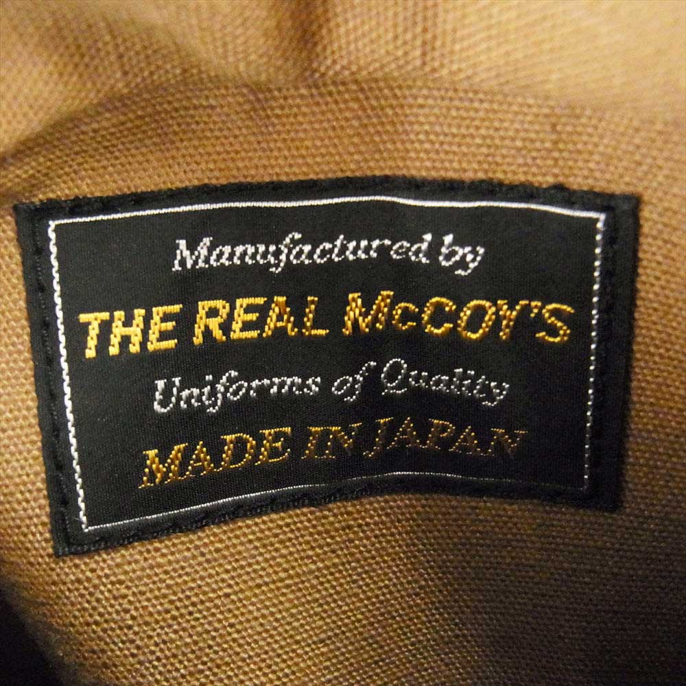 The REAL McCOY'S ザリアルマッコイズ MJ15112 COAT MACKINAW OD マッキーノ コート ベージュ系 38【中古】