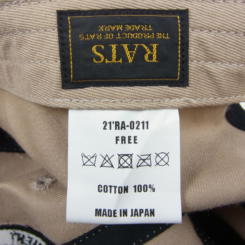 RATS ラッツ 21RA-0211 RODEO ロデオ CAP キャップ ベージュ系 F【中古】