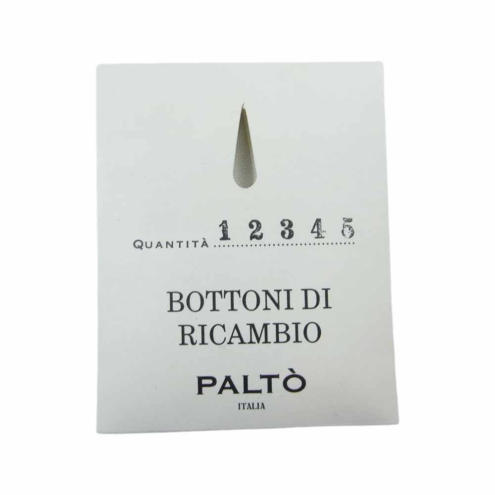 パルト イタリア製 ウール チェック コート ベージュ系 46【中古】