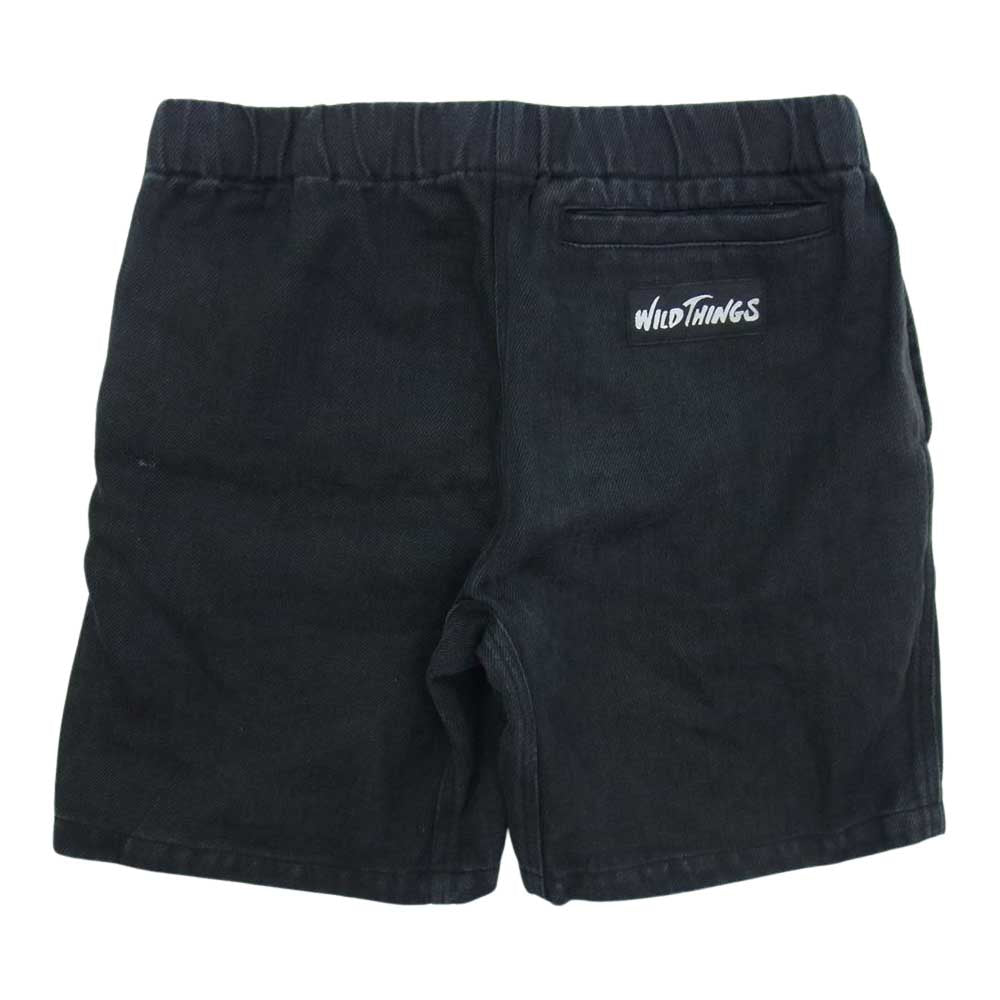 WILDTHINGS ワイルドシングス WT070071 ベルト ショート パンツ ショーツ ブラック系 M【中古】