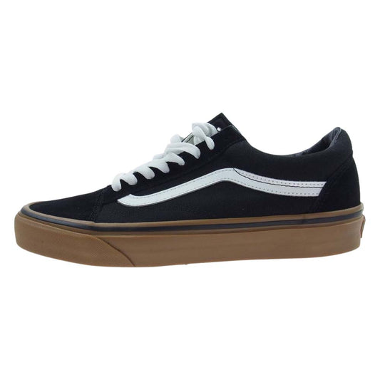 VANS バンズ VN0001R1GI6  OLD SKOOL オールドスクール ローカット スニーカー ブラック系 26cm【極上美品】【中古】