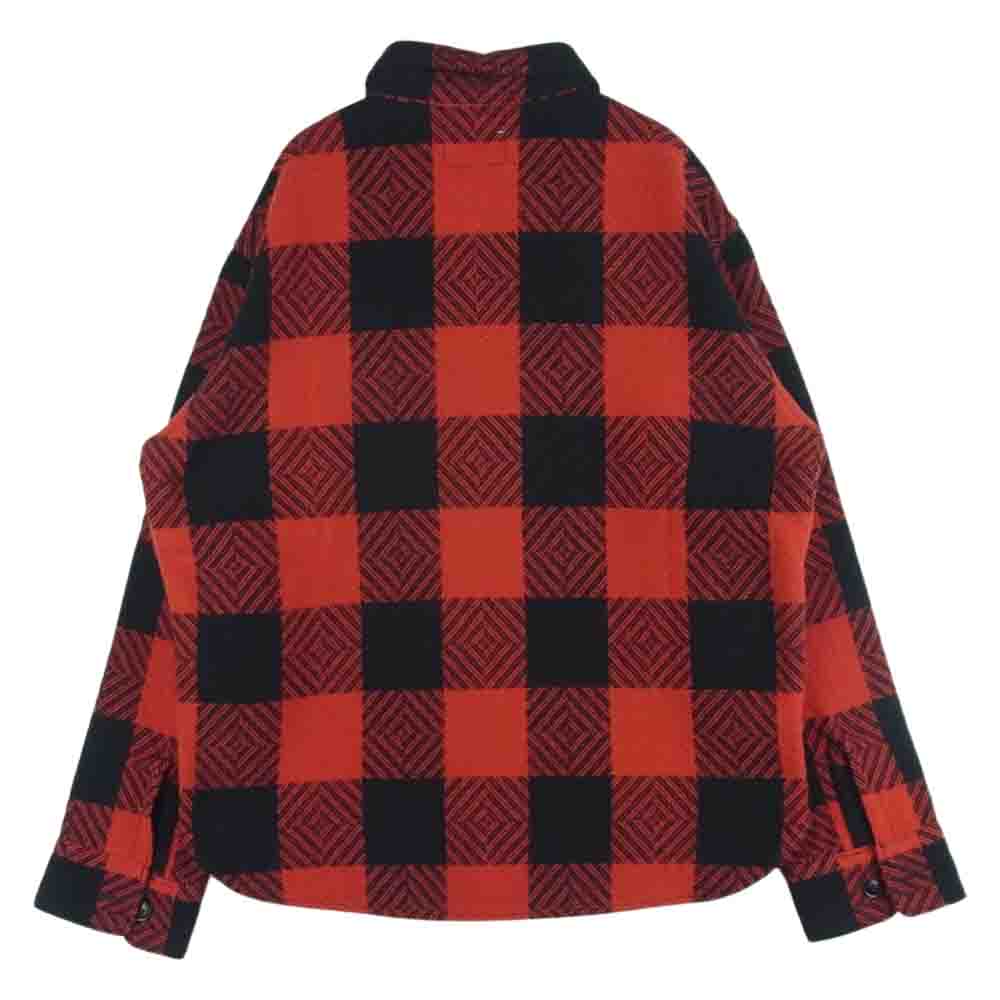 TENDERLOIN テンダーロイン BUFFALO SHT JKT バッファロー ウール シャツ ジャケット 日本製 レッド系 ブラック系 S【中古】