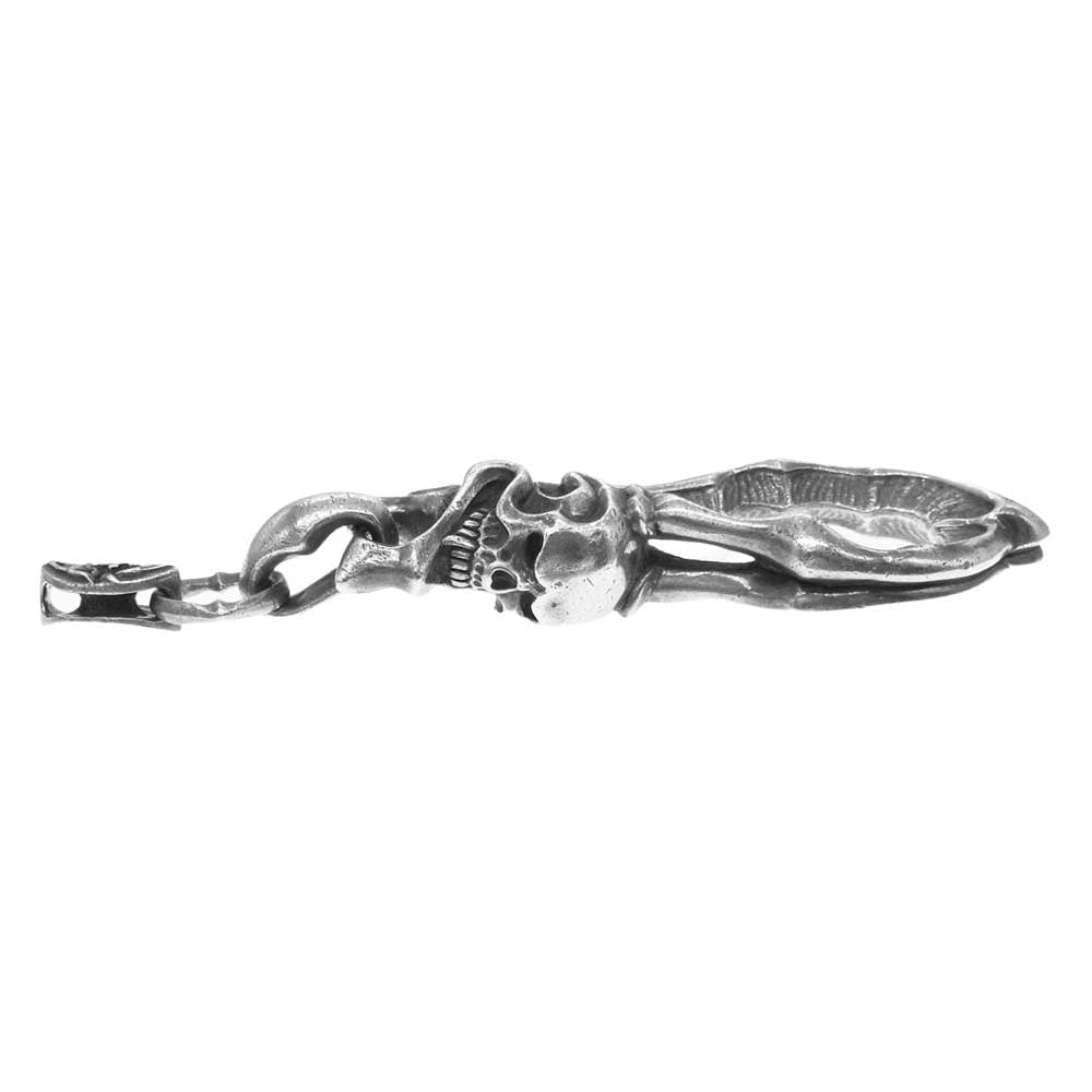 エフエーエル スパンキラー スカル キーフック キーチェーン シルバー系【中古】