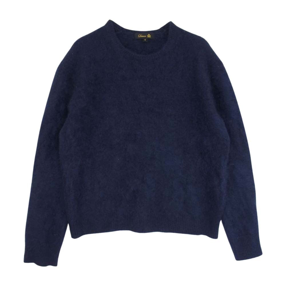 Drawer ドゥロワー シャギー プルオーバー ニット  ネイビー系 1【中古】