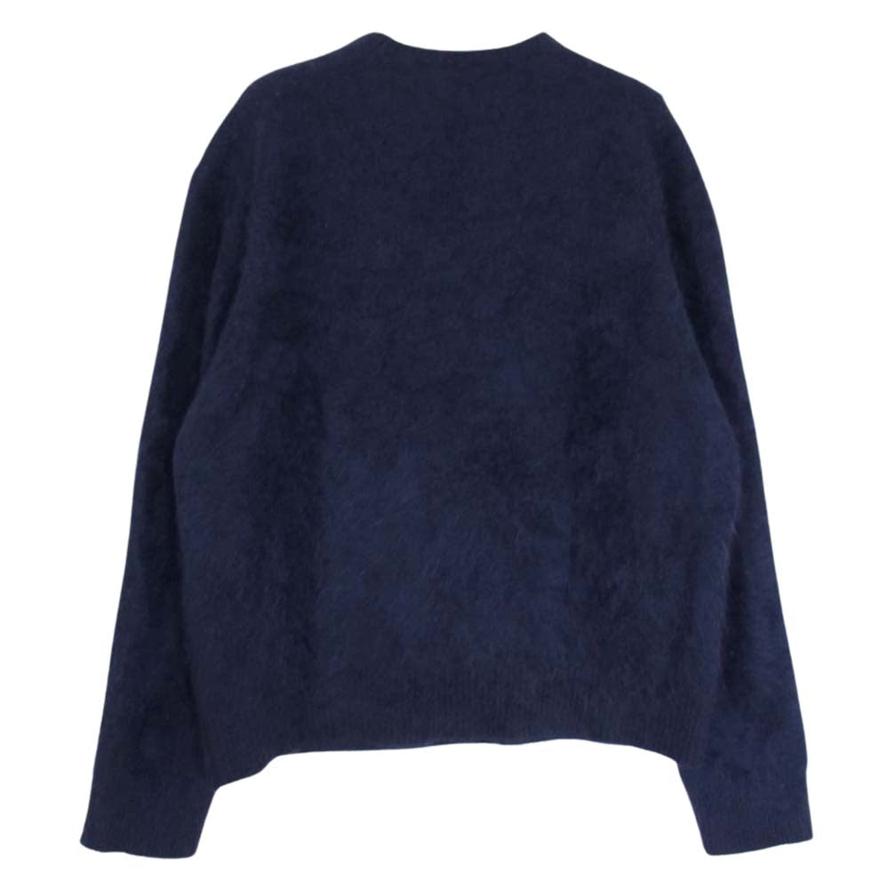 Drawer ドゥロワー シャギー プルオーバー ニット  ネイビー系 1【中古】