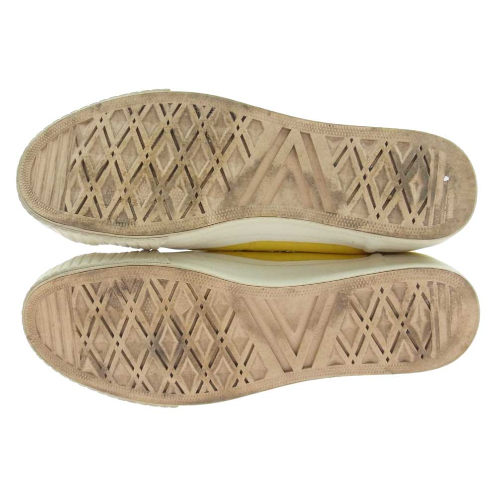 WEIRDO ウィアード KRAZY FEET クレイジー フィート ハイカット キャンバス スニーカー イエロー系 9【中古】