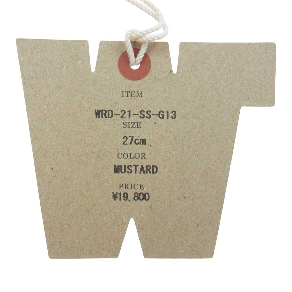 WEIRDO ウィアード KRAZY FEET クレイジー フィート ハイカット キャンバス スニーカー イエロー系 9【中古】